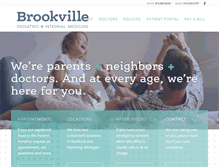 Tablet Screenshot of brookvillemedicine.com